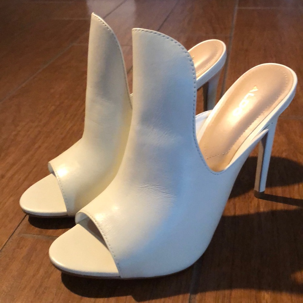 White Aldo Brirelia Heel